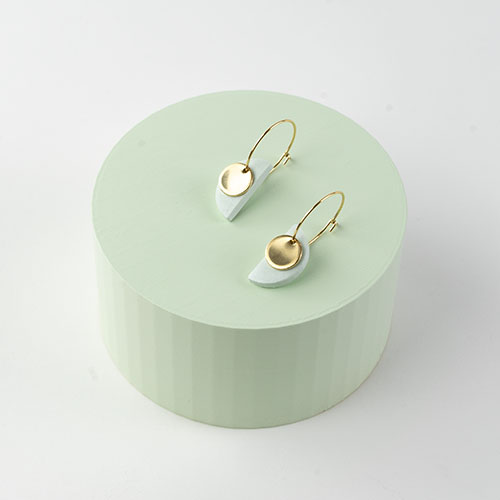 Boucles d'oreilles demi-cercle